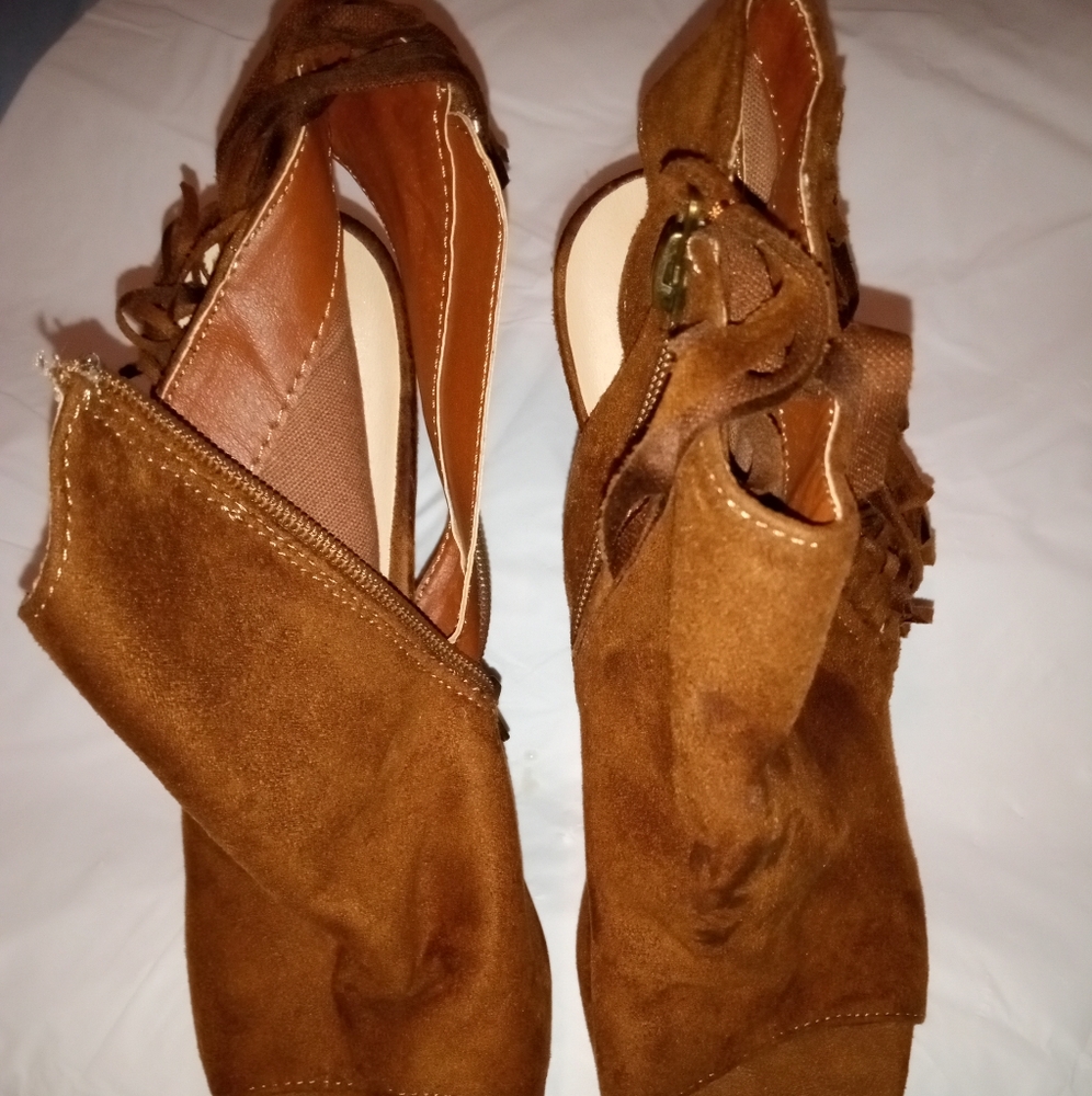 Women's Coconut Platform Zip up sandals by Matisse